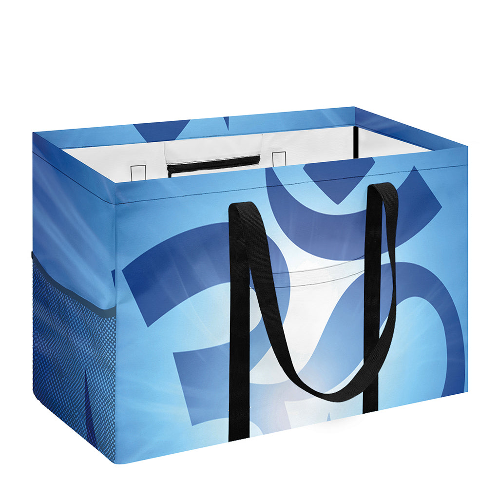 Mantra Om Print Utility Tote Bag