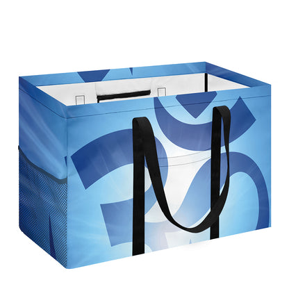 Mantra Om Print Utility Tote Bag