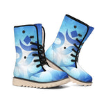 Mantra Om Print Winter Boots