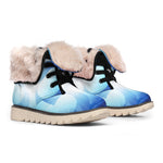 Mantra Om Print Winter Boots