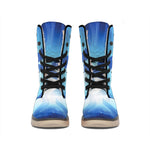 Mantra Om Print Winter Boots