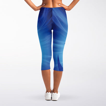 Mantra Om Print Women's Capri Leggings