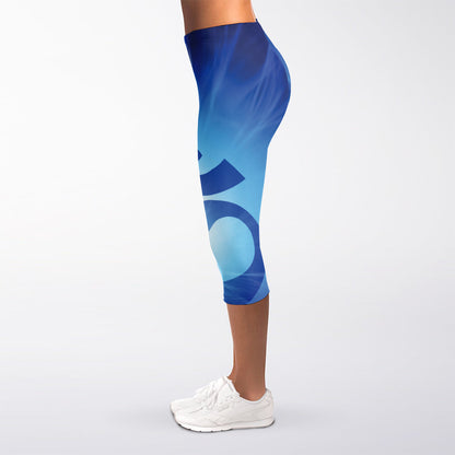 Mantra Om Print Women's Capri Leggings