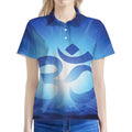 Mantra Om Print Women's Polo Shirt