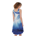 Mantra Om Print Women's Sleeveless Dress