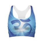 Mantra Om Print Women's Sports Bra