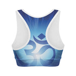 Mantra Om Print Women's Sports Bra