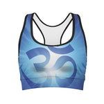 Mantra Om Print Women's Sports Bra