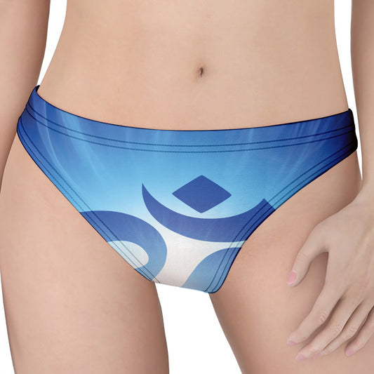 Mantra Om Print Women's Thong