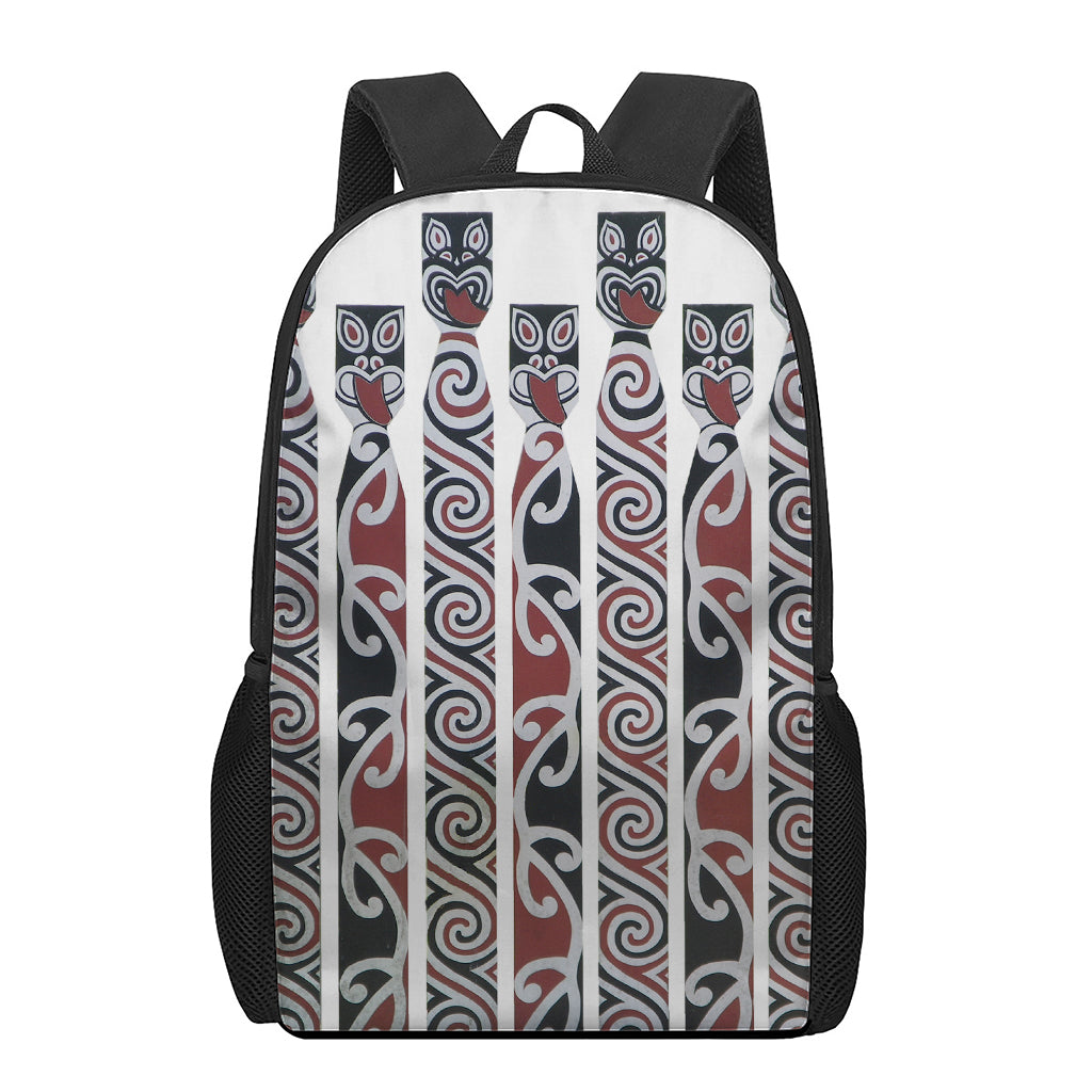 Maori Fence Print 17 Inch Backpack