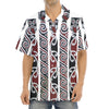 Maori Fence Print Aloha Shirt