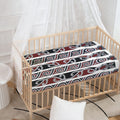 Maori Fence Print Baby Crib Sheet