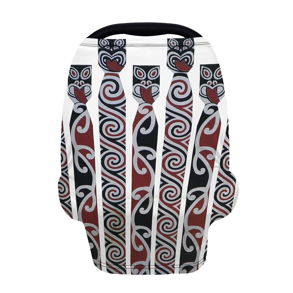 Maori Fence Print Baby Seat Cover