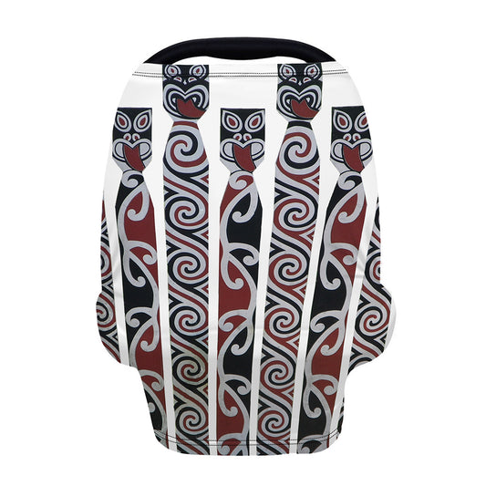 Maori Fence Print Baby Seat Cover