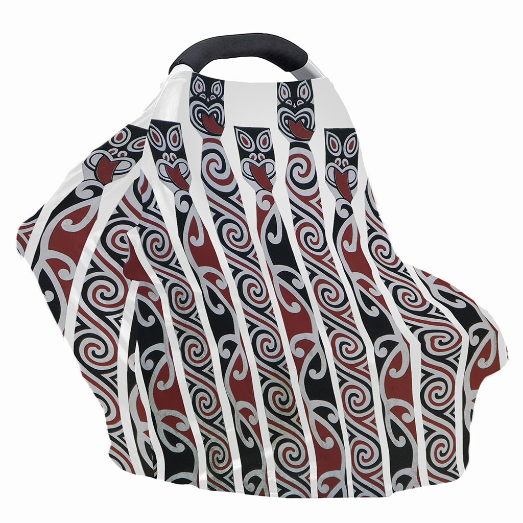 Maori Fence Print Baby Seat Cover