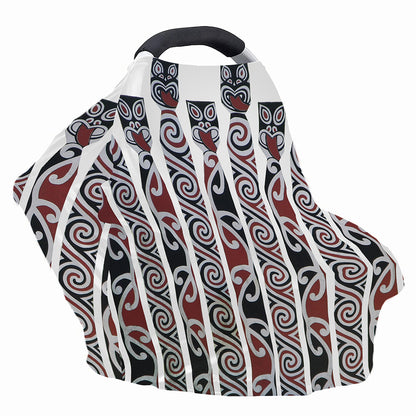 Maori Fence Print Baby Seat Cover
