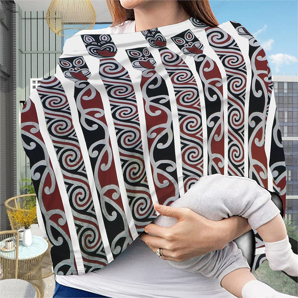 Maori Fence Print Baby Seat Cover