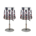 Maori Fence Print Bar Stool Covers