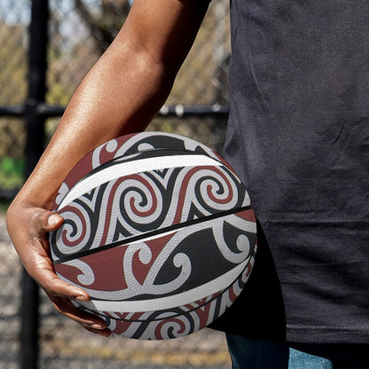 Maori Fence Print Basketball