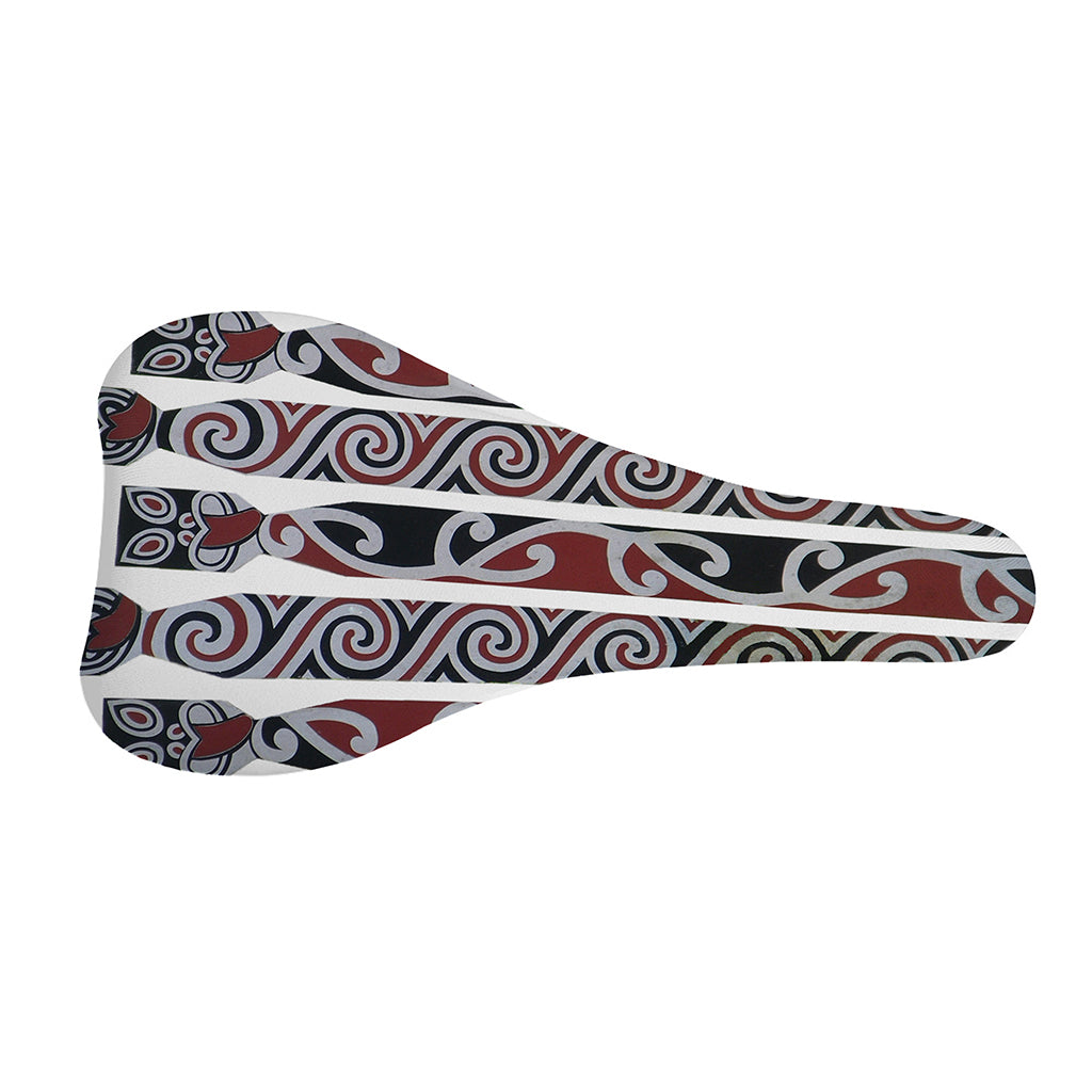 Maori Fence Print Bicycle Seat Cover