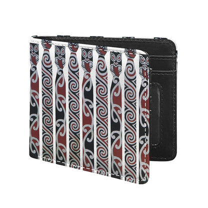 Maori Fence Print Bifold Wallet