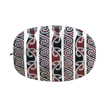 Maori Fence Print Car Side Mirror Covers