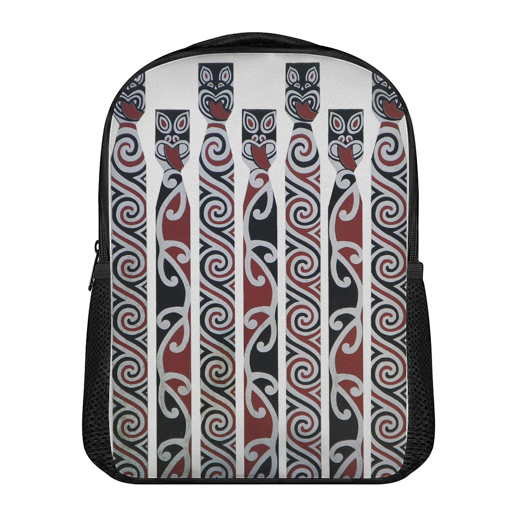 Maori Fence Print Casual Backpack