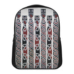 Maori Fence Print Casual Backpack