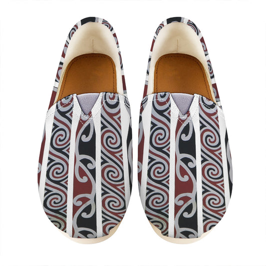 Maori Fence Print Casual Shoes