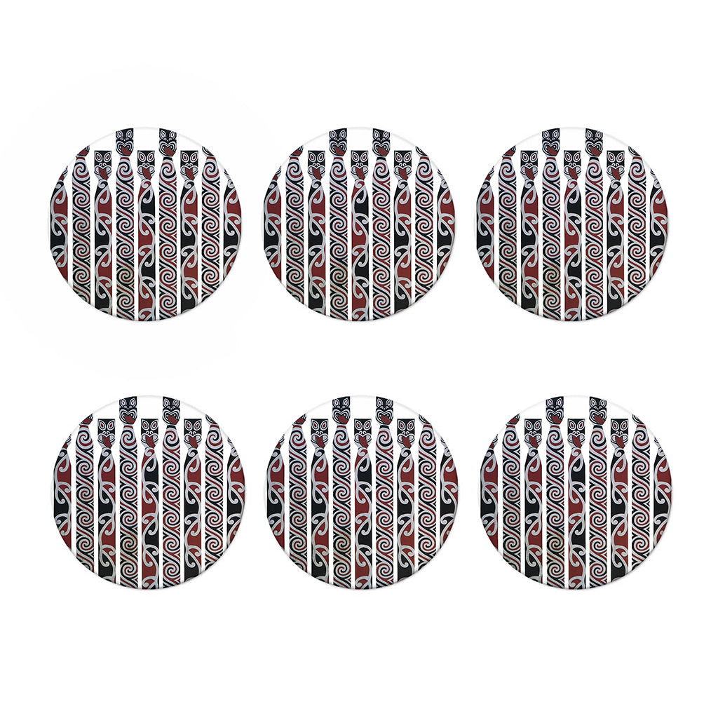 Maori Fence Print Coaster Set