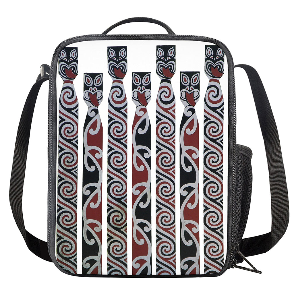 Maori Fence Print Crossbody Lunch Bag