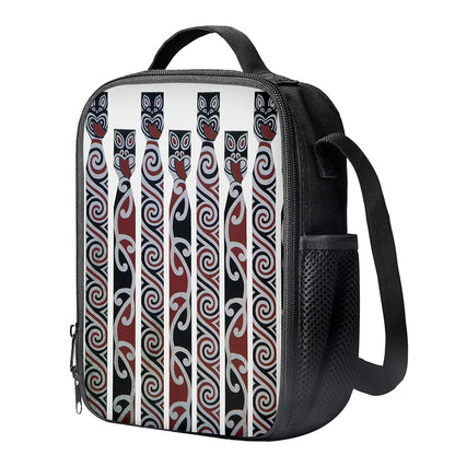Maori Fence Print Crossbody Lunch Bag