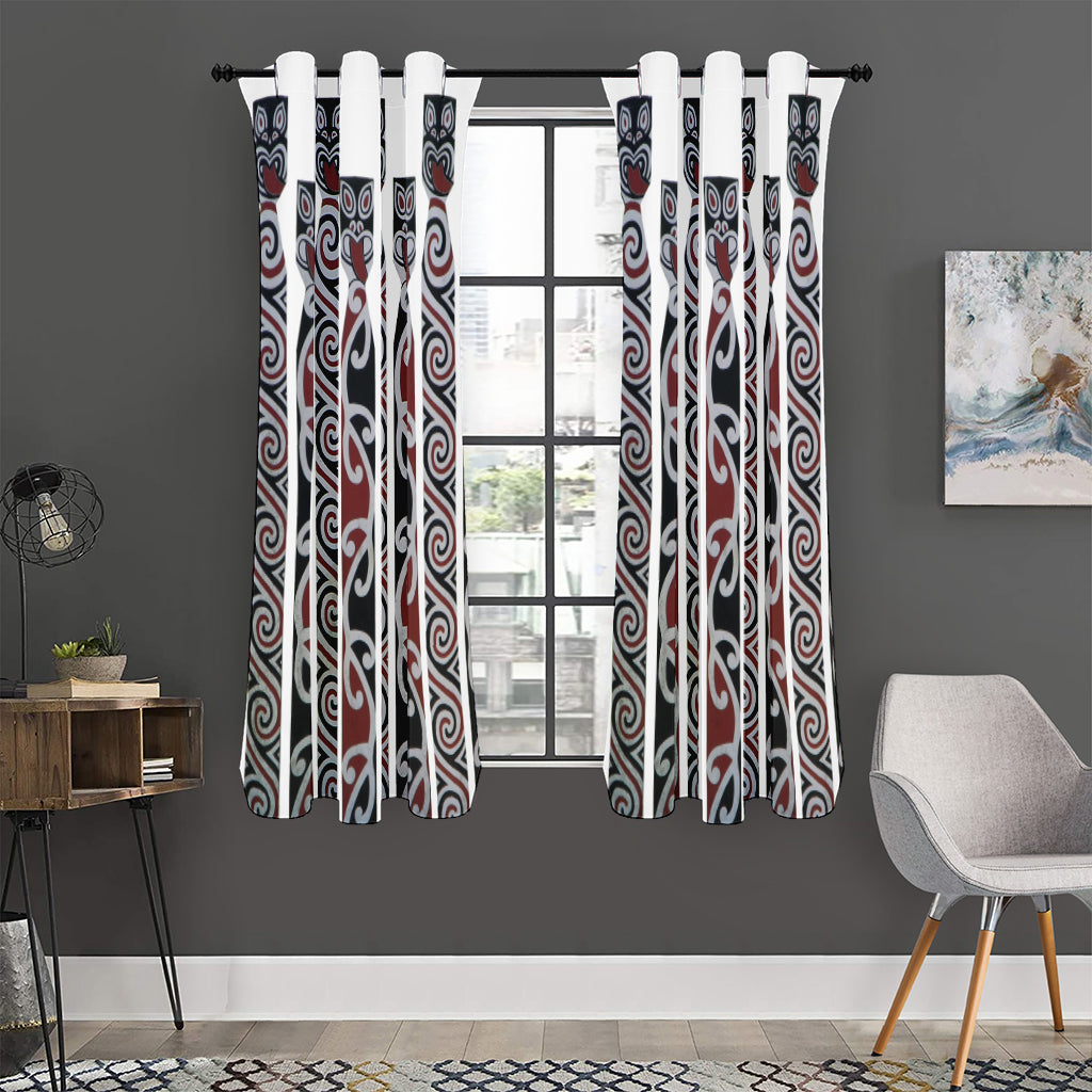 Maori Fence Print Curtain