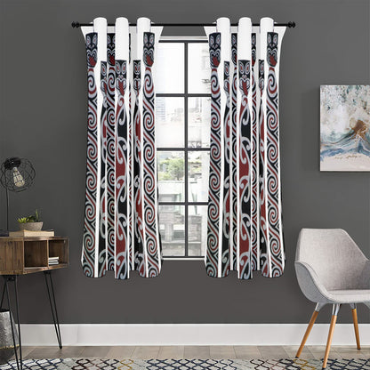 Maori Fence Print Curtain