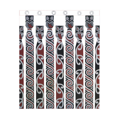 Maori Fence Print Curtain