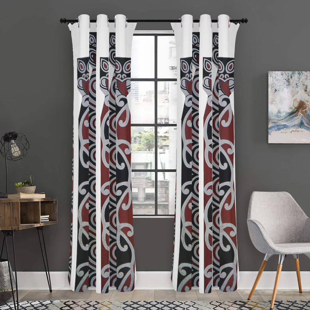 Maori Fence Print Curtain