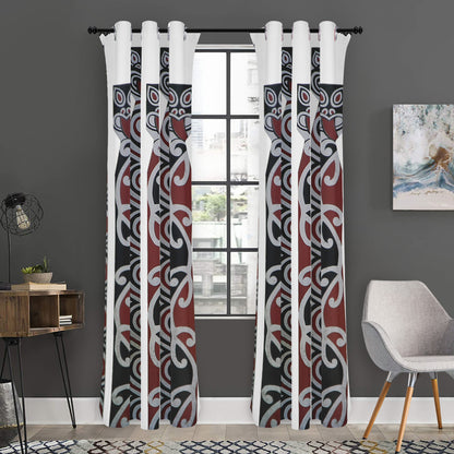 Maori Fence Print Curtain