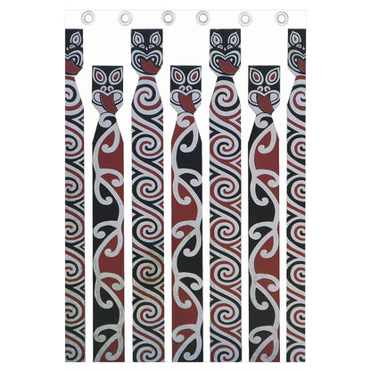 Maori Fence Print Curtain