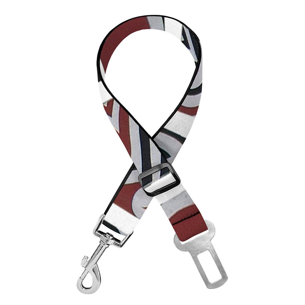 Maori Fence Print Dog Seat Belt