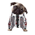Maori Fence Print Dog Zip Up Jacket