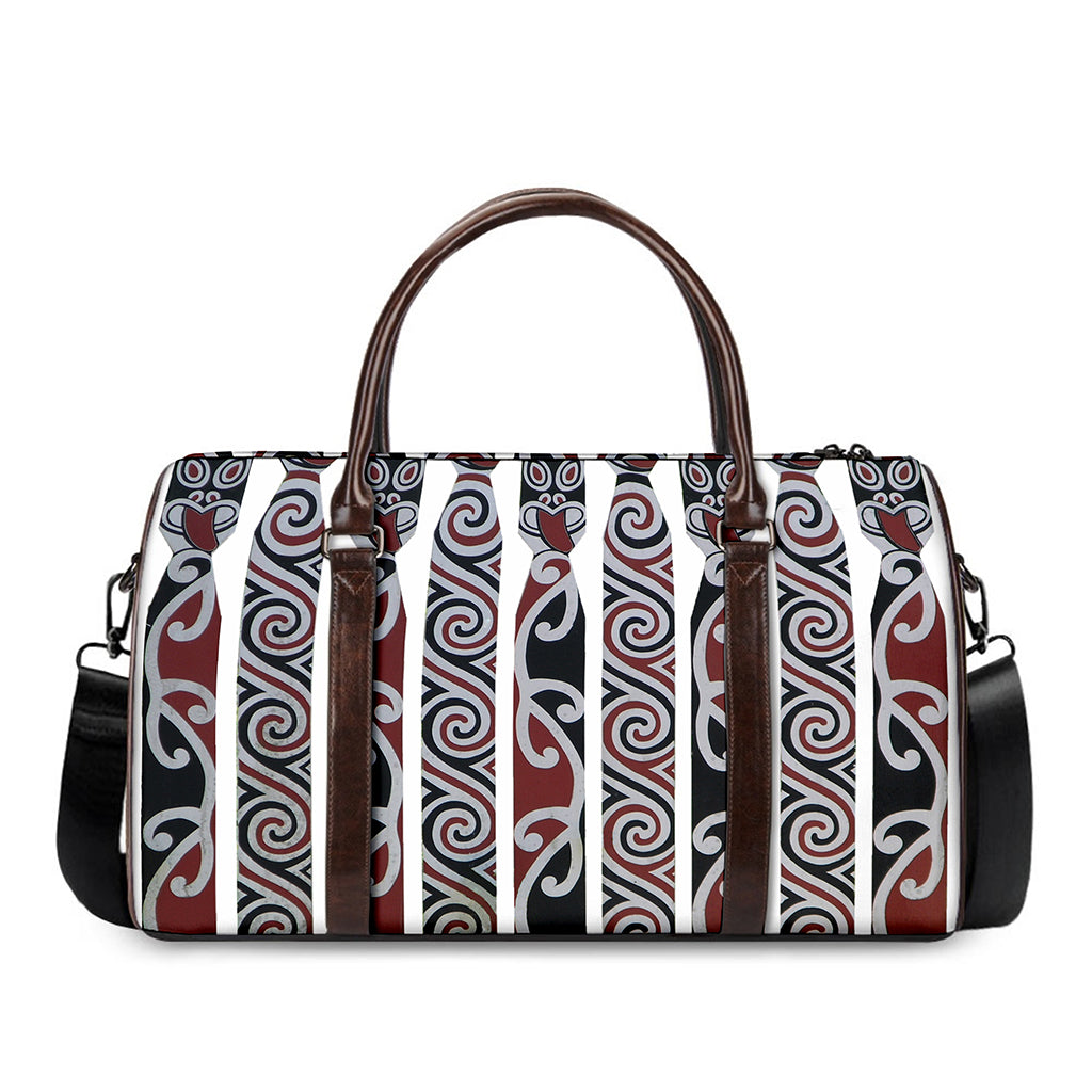 Maori Fence Print Duffle Bag
