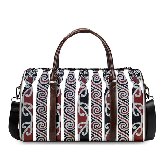 Maori Fence Print Duffle Bag