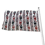 Maori Fence Print Flag