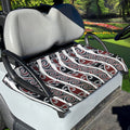 Maori Fence Print Golf Cart Seat Cover