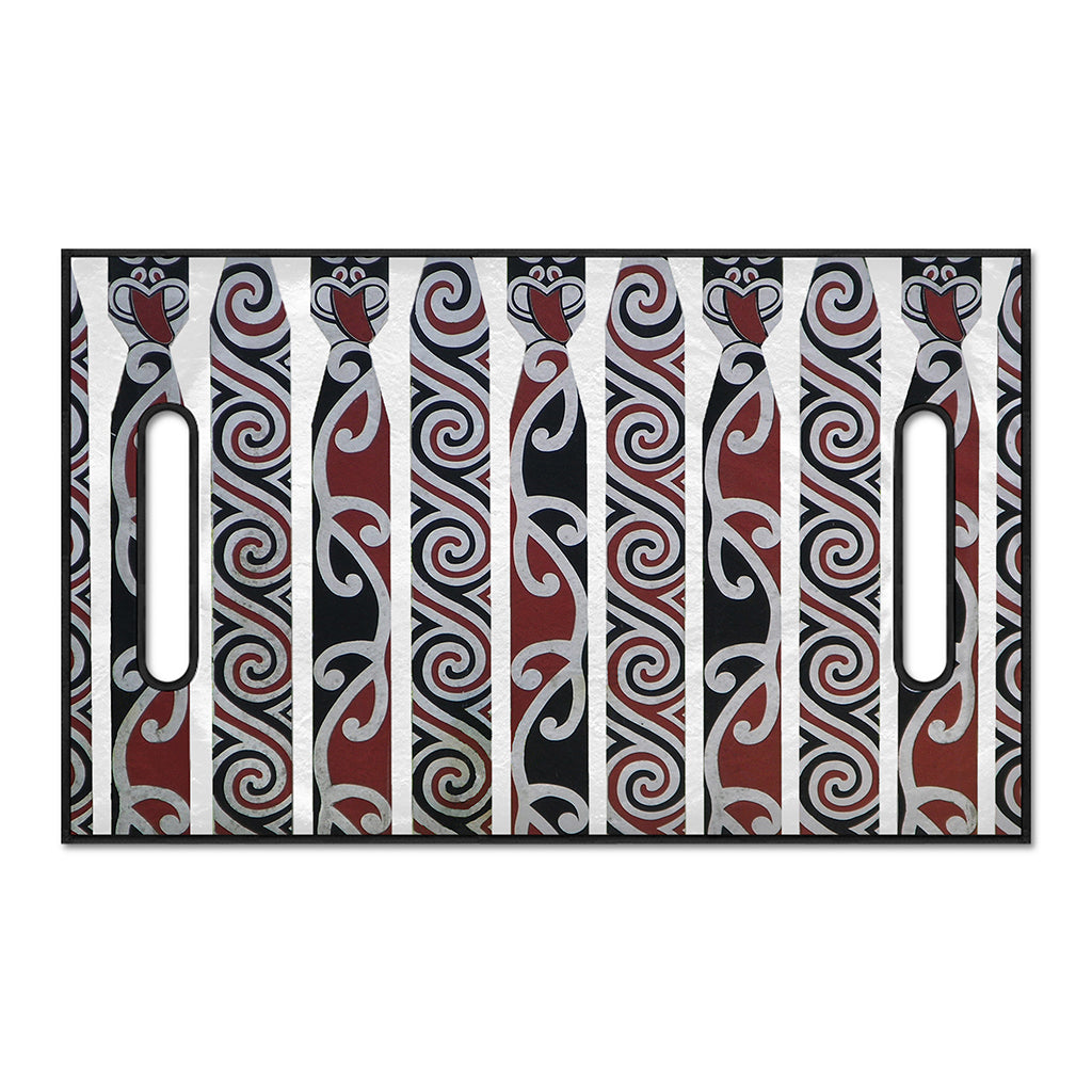 Maori Fence Print Golf Cart Seat Cover