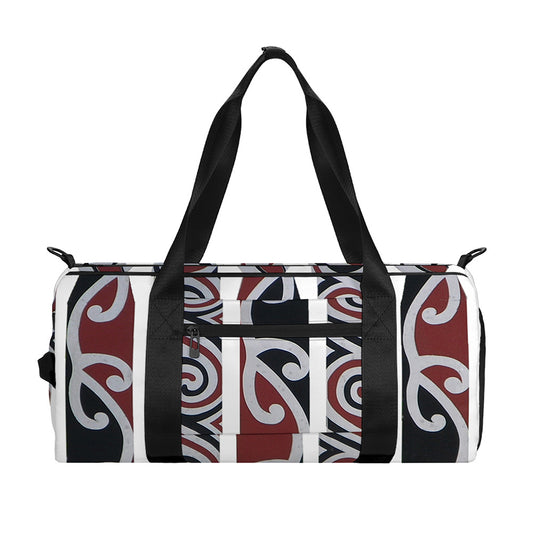Maori Fence Print Gym Bag