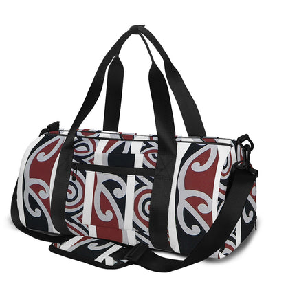 Maori Fence Print Gym Bag