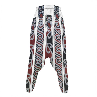 Maori Fence Print Hammer Pants