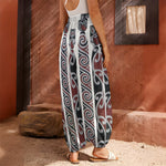 Maori Fence Print Harem Pants