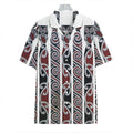 Maori Fence Print Hawaiian Shirt